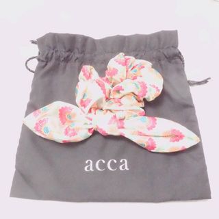 アッカ(acca)の美品 acca アッカ バニーシュシュ 1点 アクセサリー レディース AY4766C (ヘアゴム/シュシュ)