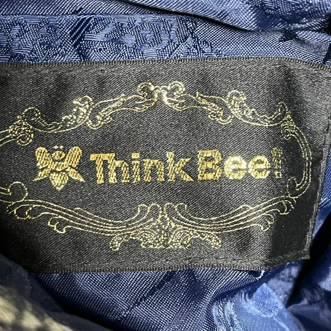 Think Bee!(シンクビー)の【極美品】Think Bee! シンクビー　花柄　刺繍　薔薇　ハンドバッグ レディースのバッグ(ハンドバッグ)の商品写真