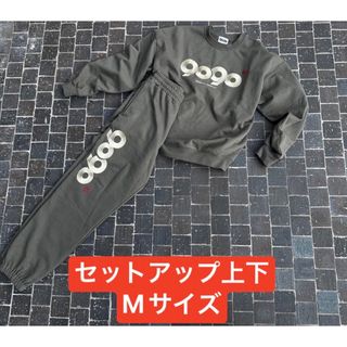 9090ナインティーナインティー上下スウェットセットアップ/チャコールグレーM(その他)