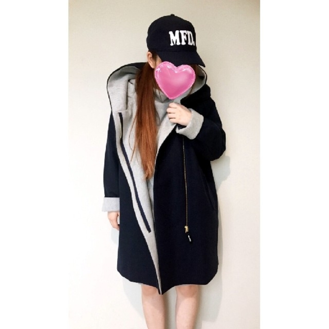 MILKFED. HOODED LONG JACKET