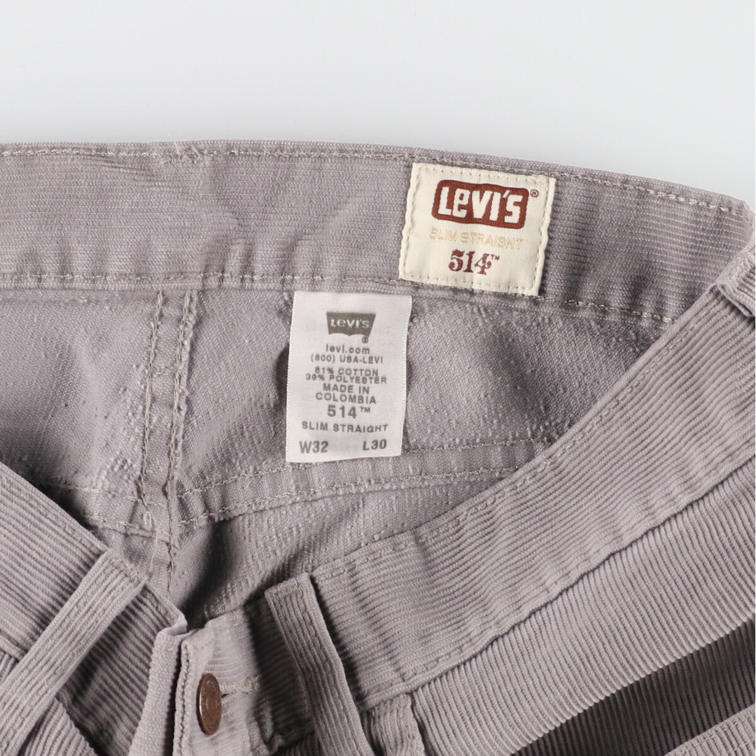 Levi's(リーバイス)の古着 リーバイス Levi's 514 SLIM STRAIGHT コーデュロイパンツ メンズw32 /eaa395713 メンズのパンツ(その他)の商品写真