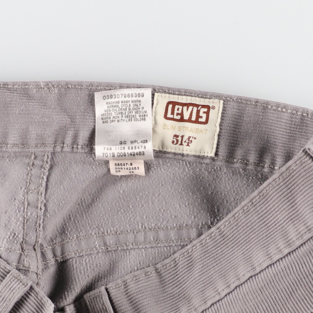 Levi's(リーバイス)の古着 リーバイス Levi's 514 SLIM STRAIGHT コーデュロイパンツ メンズw32 /eaa395713 メンズのパンツ(その他)の商品写真