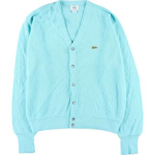 ラコステ(LACOSTE)の古着 80年代 ラコステ LACOSTE IZOD アクリルニットカーディガン USA製 メンズL ヴィンテージ /eaa395049(カーディガン)