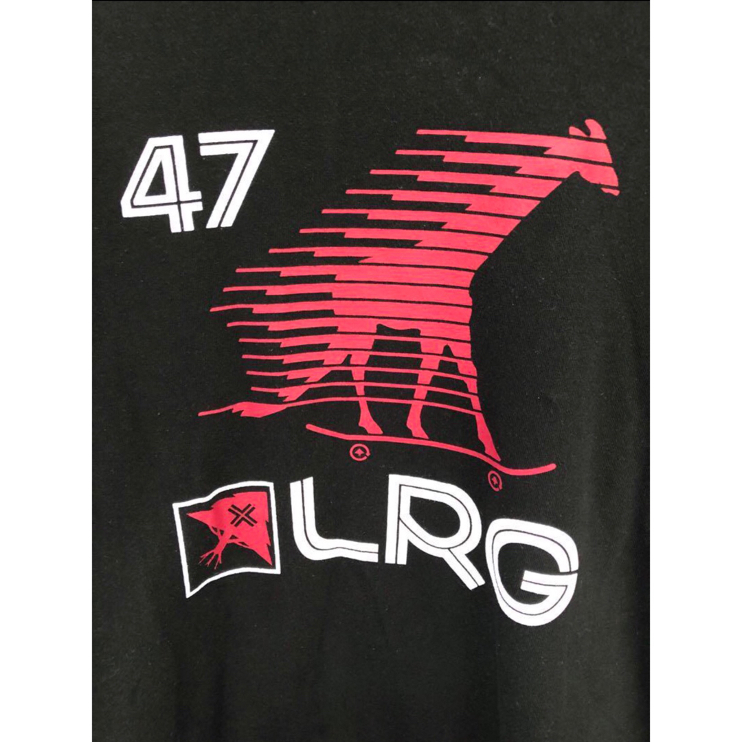 LRG(エルアールジー)のLRG　エルアールジー　スウェット　L　黒　USA古着 メンズのトップス(スウェット)の商品写真