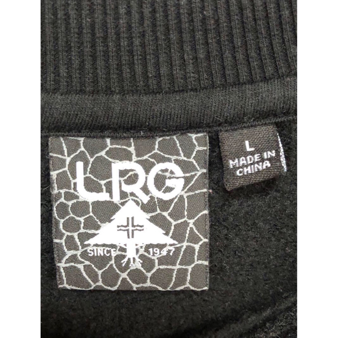 LRG(エルアールジー)のLRG　エルアールジー　スウェット　L　黒　USA古着 メンズのトップス(スウェット)の商品写真