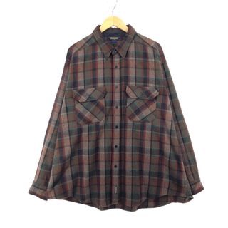 ウールリッチ(WOOLRICH)の古着 ウールリッチ WOOLRICH チェック柄 ウールシャツ メンズXXL /eaa393800(シャツ)