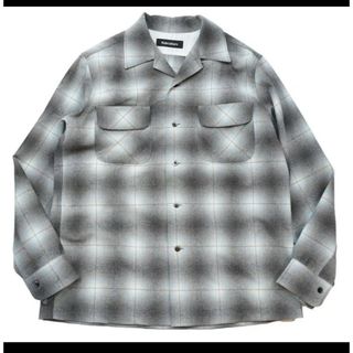 WOOL CHECK SHIRT / IVORY(シャツ)