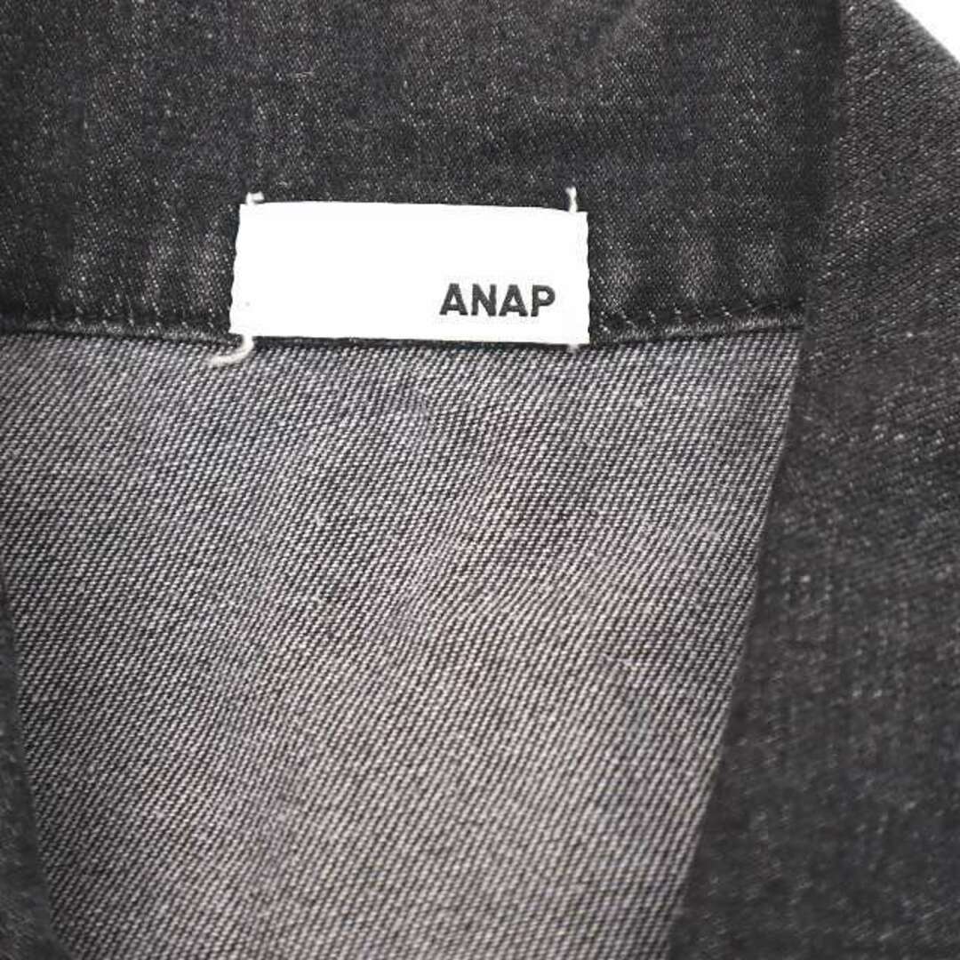 ANAP(アナップ)のアナップ コットン オーバーシルエット デニムジャケット レディースのジャケット/アウター(Gジャン/デニムジャケット)の商品写真