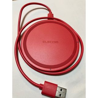 エレコム(ELECOM)のELECOM ワイヤレス充電器 W-QA03XPN(バッテリー/充電器)