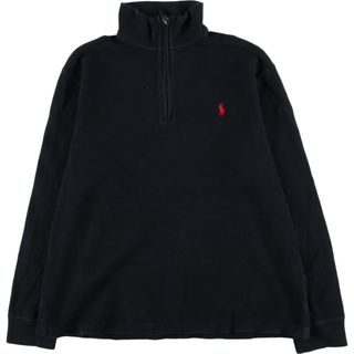 ラルフローレン(Ralph Lauren)の古着 ラルフローレン Ralph Lauren POLO by Ralph Lauren コットンニットハーフジップセーター メンズL /eaa394828(ニット/セーター)