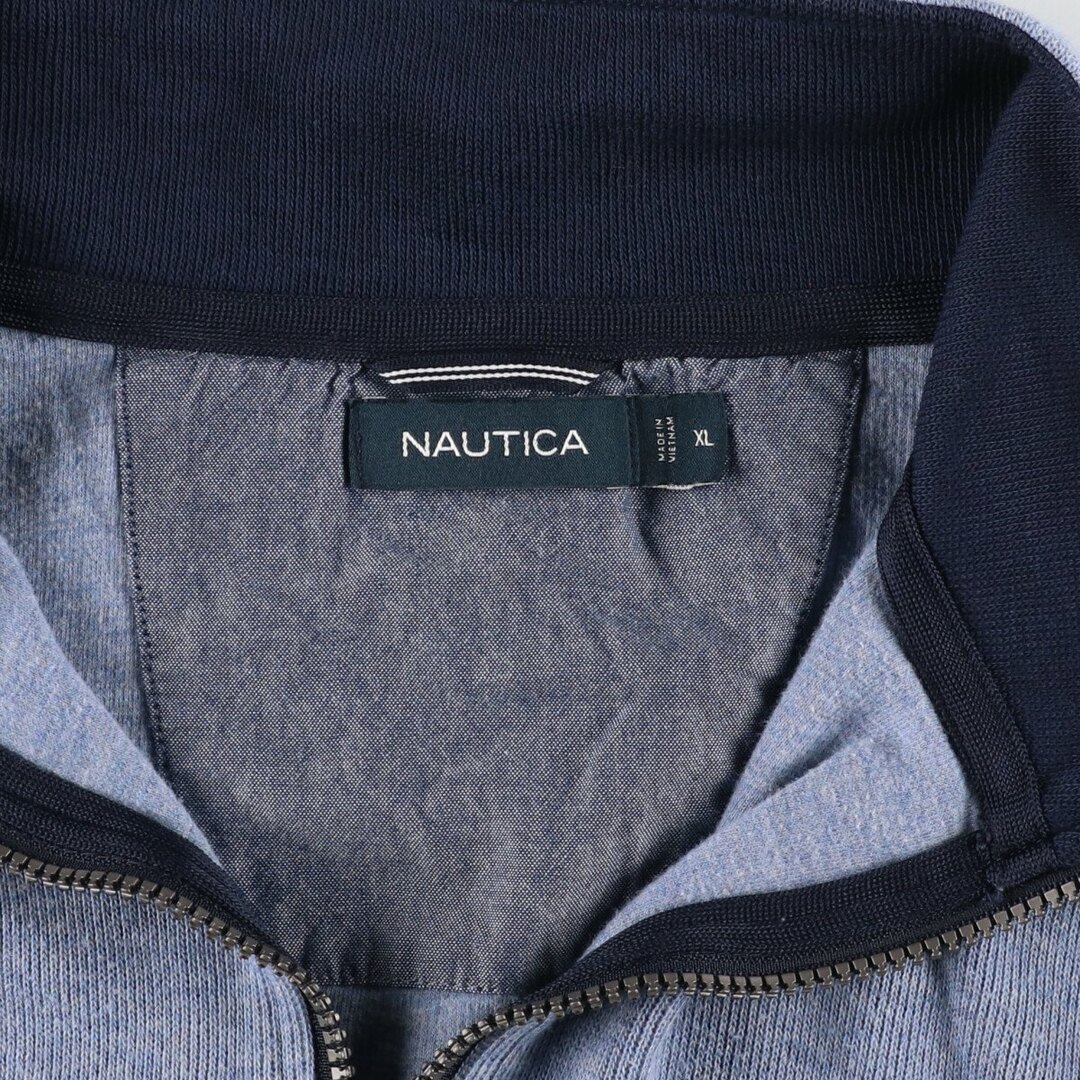 NAUTICA(ノーティカ)の古着 ノーティカ NAUTICA コットンニットハーフジップセーター メンズXL /eaa394831 メンズのトップス(ニット/セーター)の商品写真
