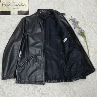 極美品 Paul Smith LONDON 3Bレザージャケット サイズM 羊革