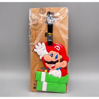 ラゲージタグ  マリオ名札 €ラゲッジタグ シリコンネームタグ(旅行用品)