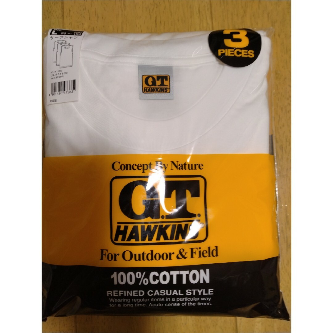 G.T. HAWKINS(ジーティーホーキンス)のメンズ 袖無下着 綿100％ メンズのトップス(Tシャツ/カットソー(半袖/袖なし))の商品写真