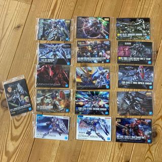 バンダイ(BANDAI)のガンダムパッケージアートコレクション16枚セット(カード)