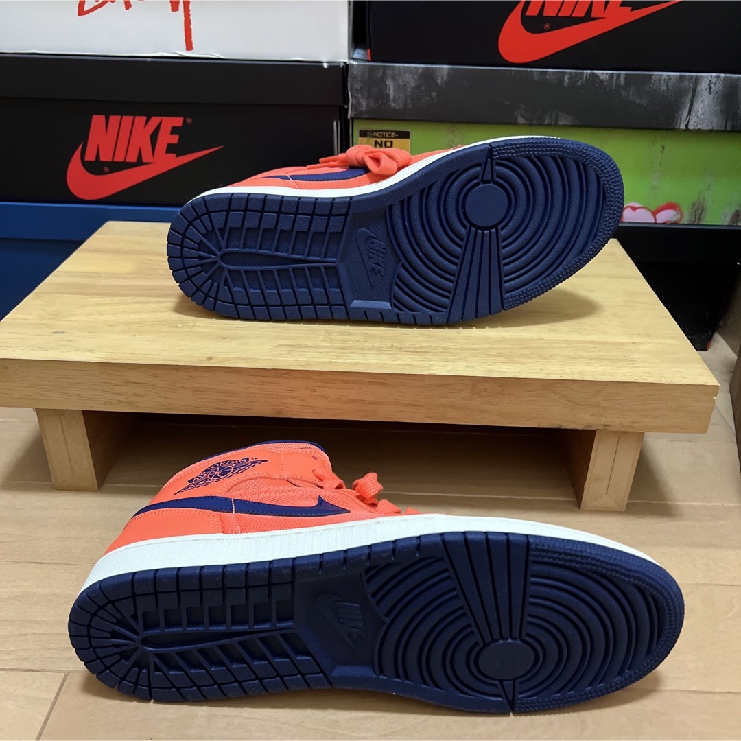 Jordan Brand（NIKE）(ジョーダン)のAIR JORDAN 1 MID “Turf Orange/Blue Void” メンズの靴/シューズ(スニーカー)の商品写真