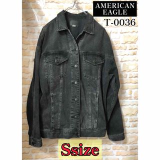 アメリカンイーグル(American Eagle)のAMERICANEAGLEメンズダメージデニムジャケットフォロー割引あり 値下げ(Gジャン/デニムジャケット)