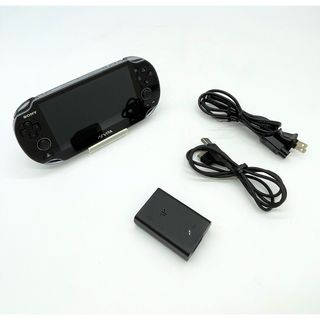 PlayStation Vita - ☆美品☆ PSVita PCH-1100 クリスタルブラック ...