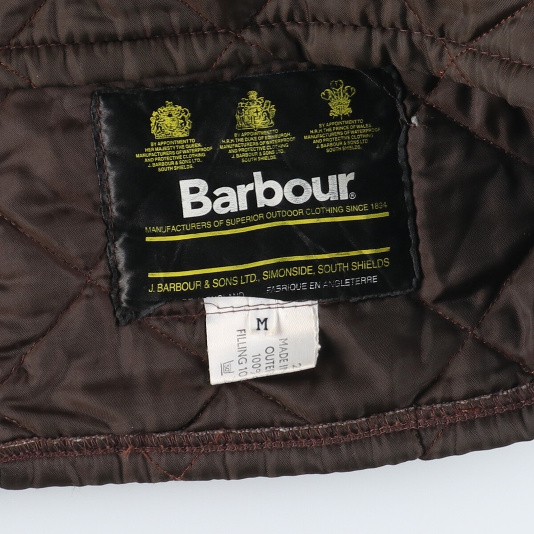 Barbour(バーブァー)の古着 90年代 バブアー Barbour 旧3ワラント キルティングジャケット パファージャケット 英国製 メンズM ヴィンテージ /eaa394626 メンズのジャケット/アウター(その他)の商品写真