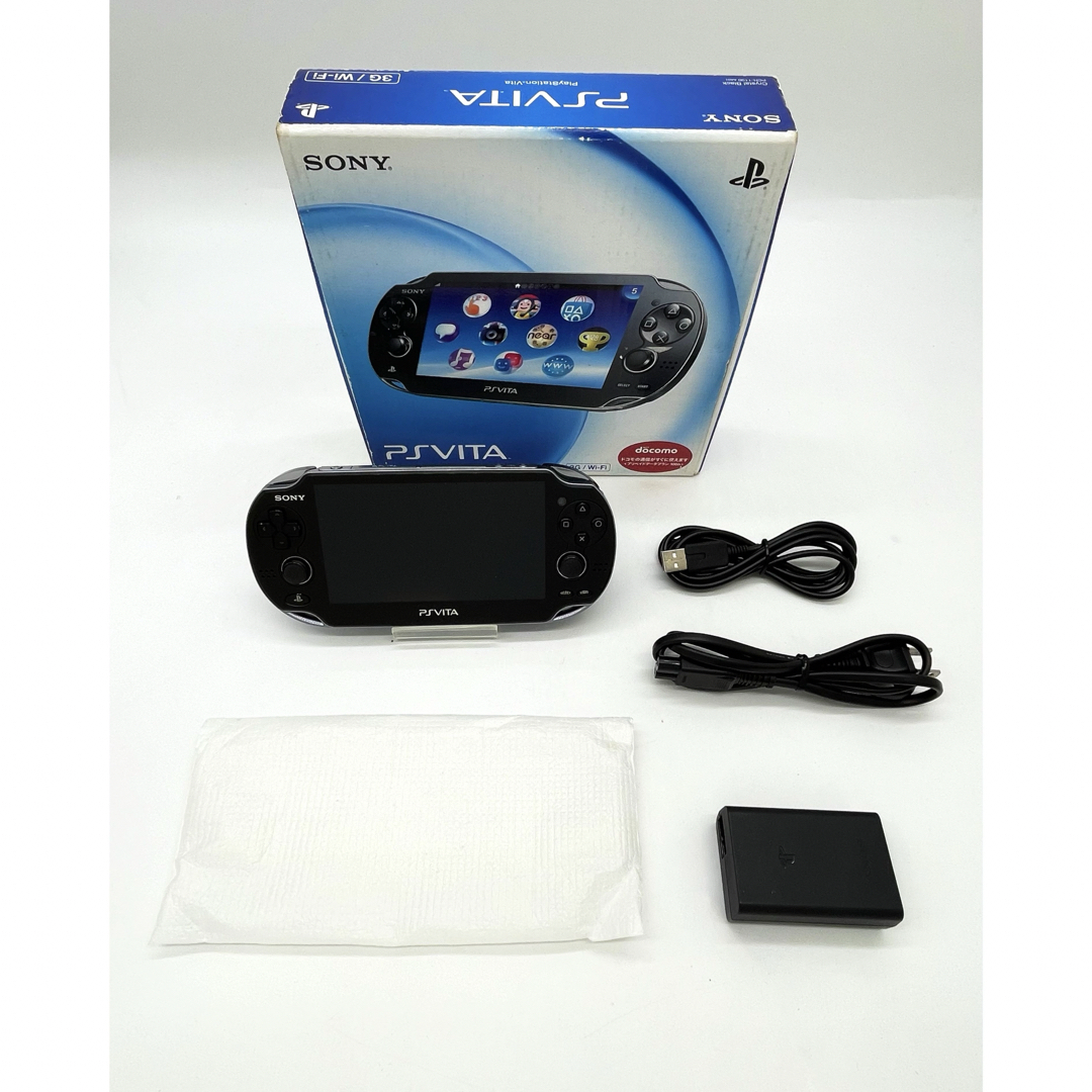 美品　PS Vita PCH-1000クリスタルブラック