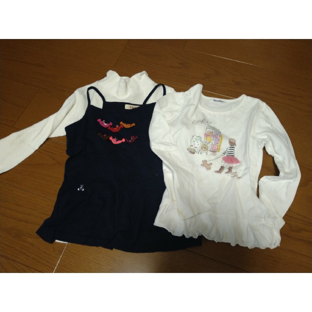 familiar(ファミリア)のファミリア  130cm  3枚 キッズ/ベビー/マタニティのキッズ服女の子用(90cm~)(Tシャツ/カットソー)の商品写真