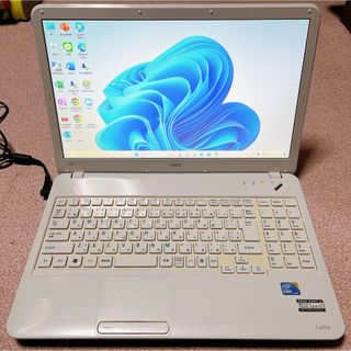 【セール】20 スカイブルー美品！新品SSDで快適。NEC LS550/C