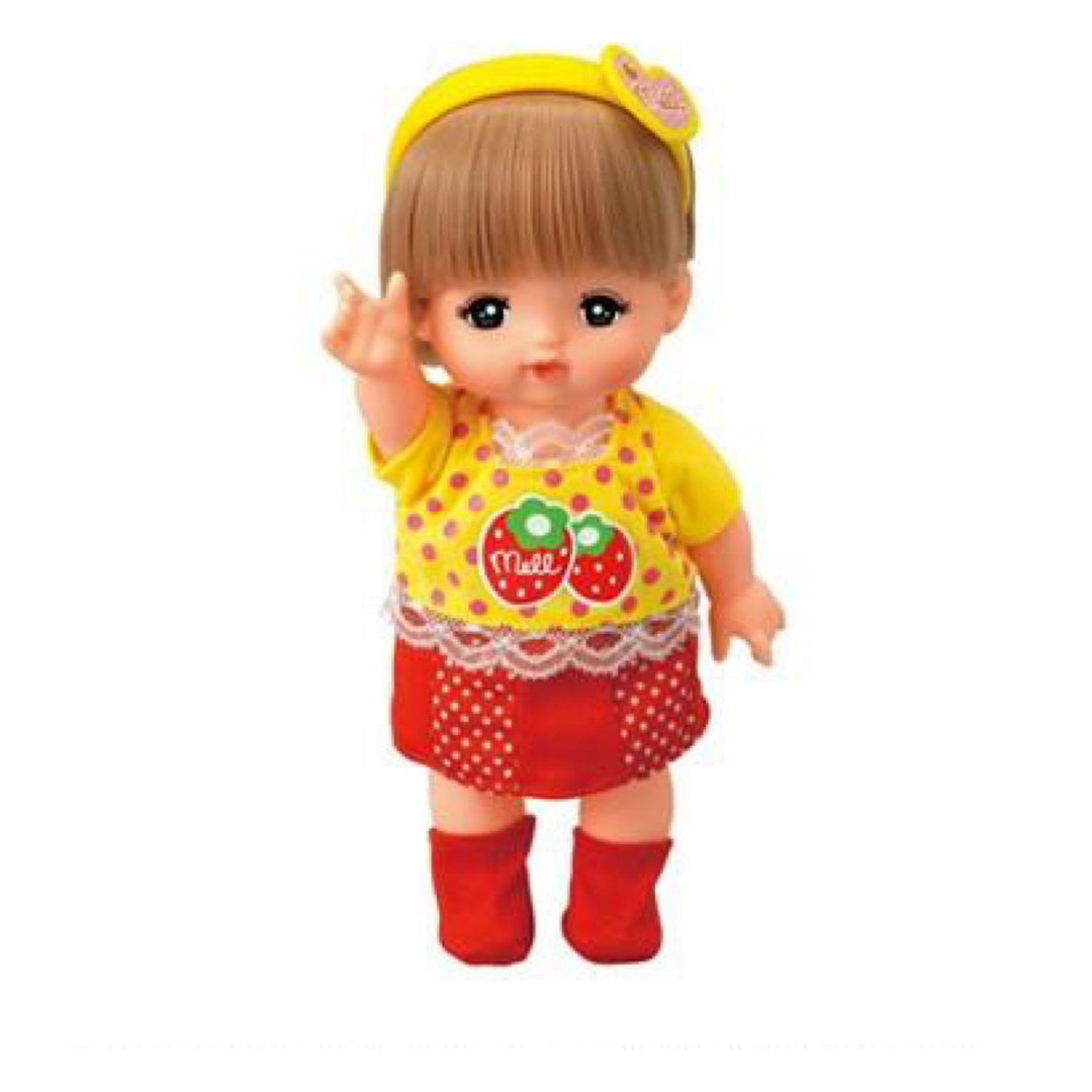 【新品・未使用】メルちゃん着せ替えセット４点入り キッズ/ベビー/マタニティのおもちゃ(ぬいぐるみ/人形)の商品写真