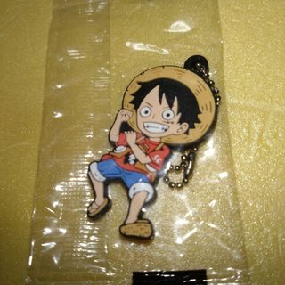 ワンピース(ONE PIECE)のルフィ　ラバーキーホルダー　ワンピース　くら寿司(キーホルダー)