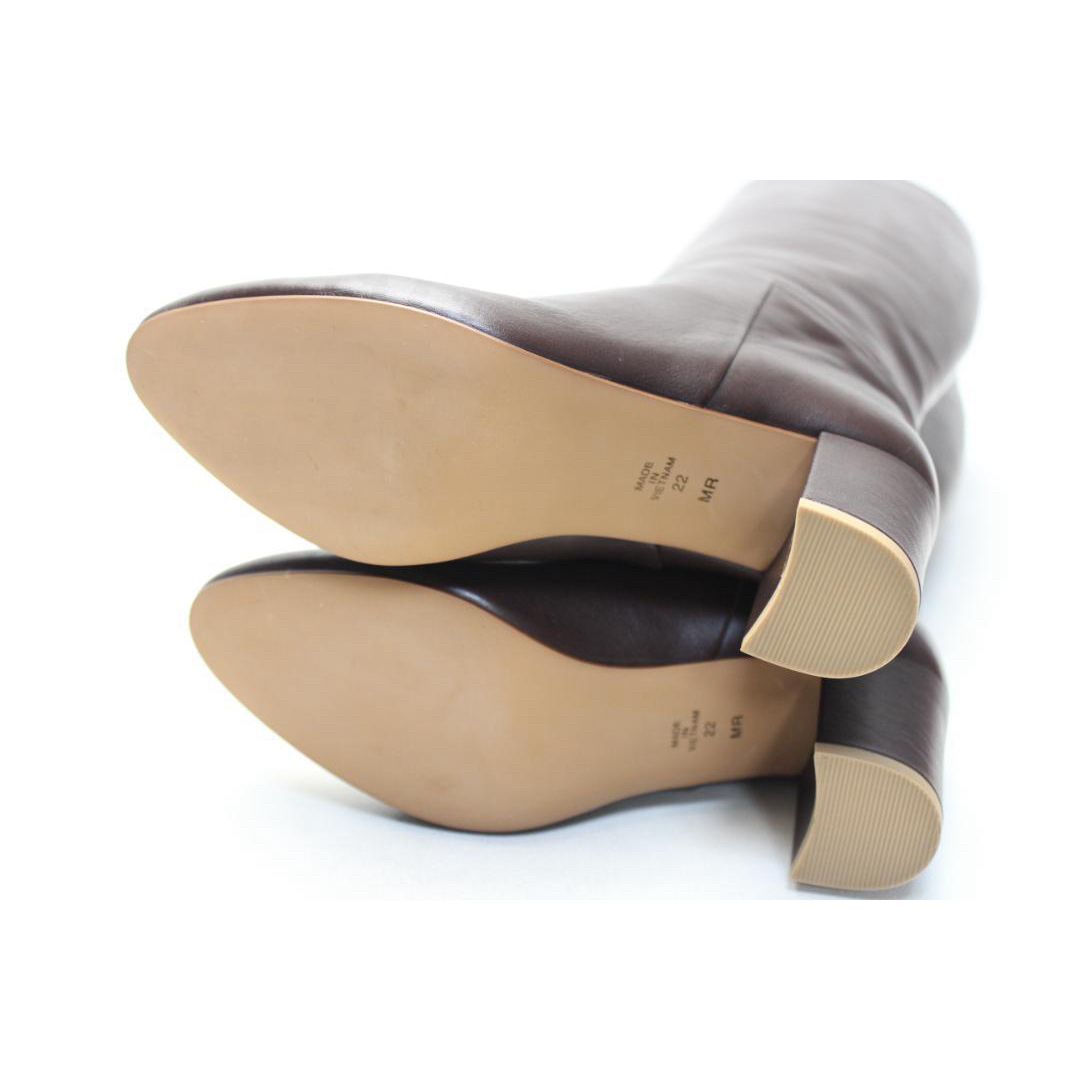 DIANA(ダイアナ)のDIANA ダイアナ 本革シンプルロングブーツ(22ｃｍ)超美品 レディースの靴/シューズ(ブーツ)の商品写真