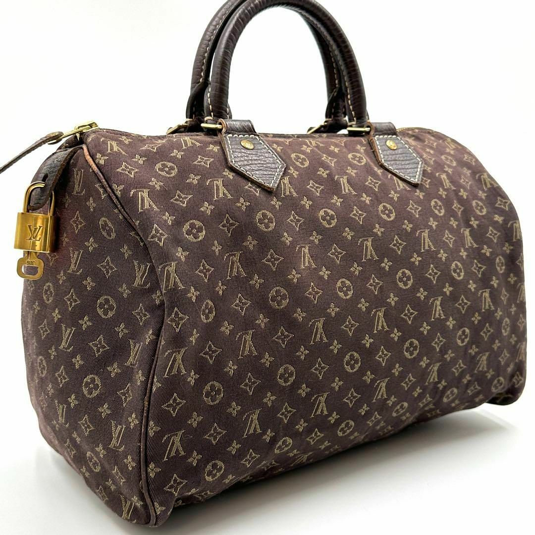 再入荷！ 美品✨ルイヴィトン VUITTON ハンドバッグ ルイヴィトン ミニボストン スピーディ30 モノグラム スピーディ モノグラム  ルイヴィトン ㉝ 茶 バッグ