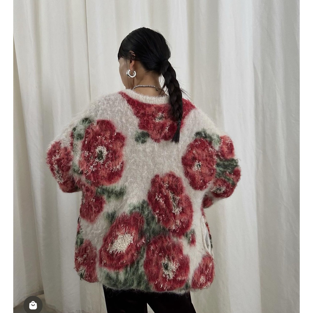 Ameri VINTAGE(アメリヴィンテージ)のAmeri VERONICA JACQUARD KNIT CARDIGAN レディースのトップス(カーディガン)の商品写真