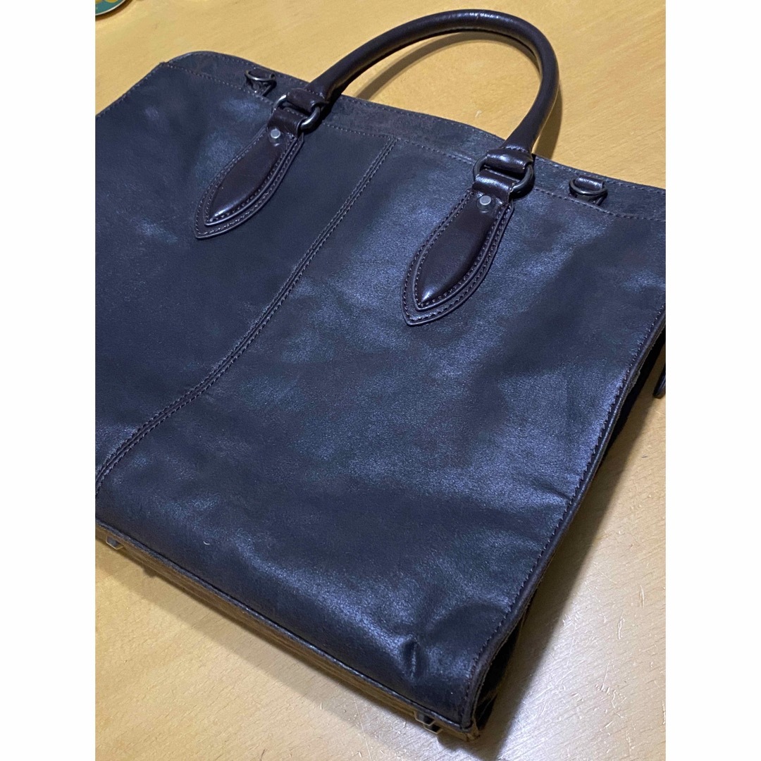 art berg アートバーグ　ビジネスバッグ　ブリーフケース　茶色 革　   メンズのバッグ(ビジネスバッグ)の商品写真