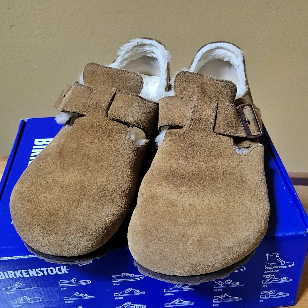 スリッポン/モカシンビルケンシュトック ロンドンシアリング スエードレザー BIRKENSTOCK