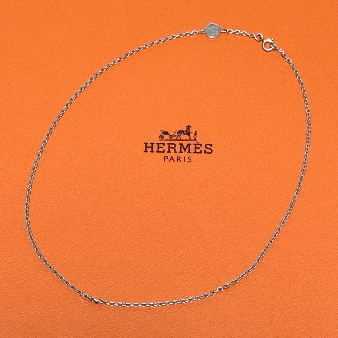 Hermes - エルメス セリエ チャーム ネックレス チェーン シルバー 925