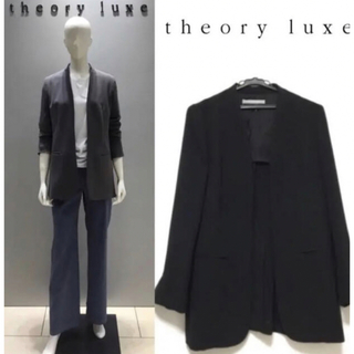 Theory luxe 22ss ニットジャケット 050ブラック