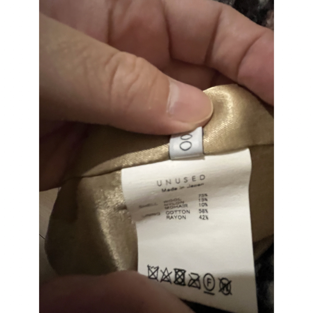 UNUSED(アンユーズド)のunused アンユーズド 2018aw チェックコート バーバリー レディースのジャケット/アウター(チェスターコート)の商品写真
