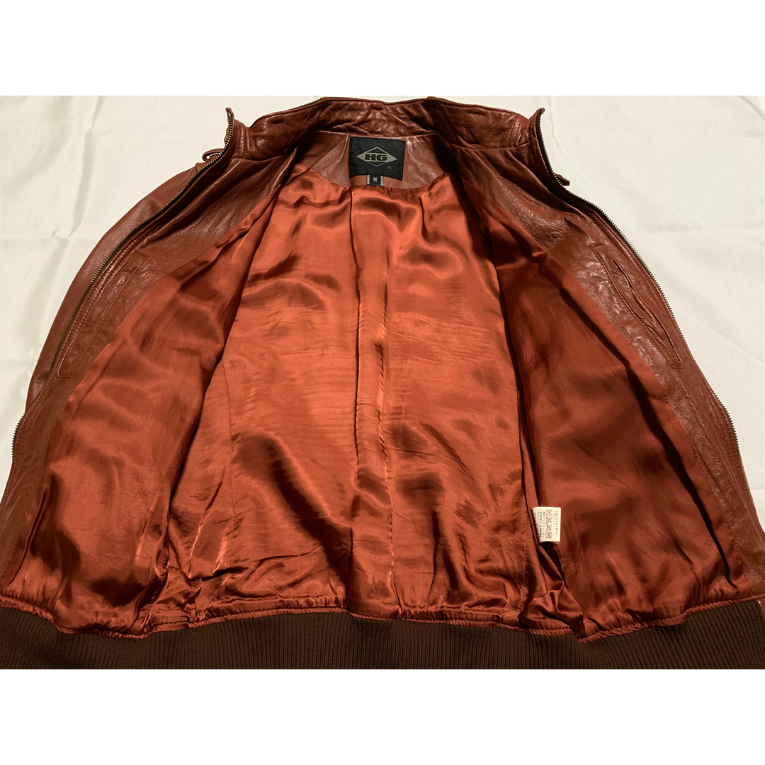 HYSTERIC GLAMOUR(ヒステリックグラマー)のヒステリックグラマー 革ジャン 豚革 サイズM メンズのジャケット/アウター(レザージャケット)の商品写真