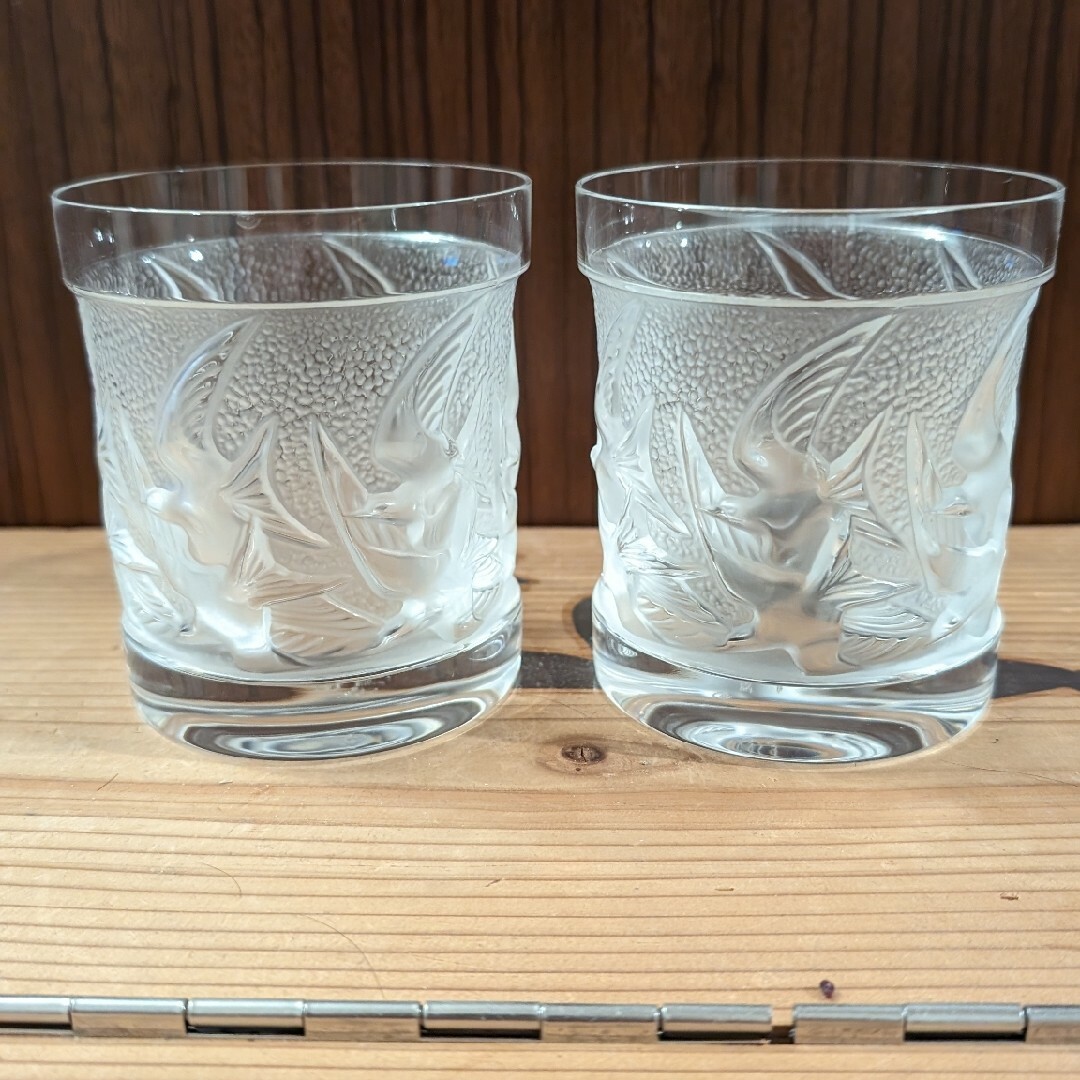 品番ラリック　LALIQUE　イロンデル オールドファッションタンブラー訳あり