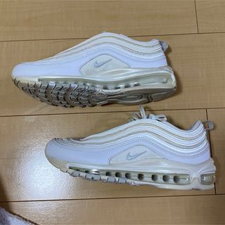 ナイキ(NIKE)のNIKE エアマックス97 白 25センチ(スニーカー)