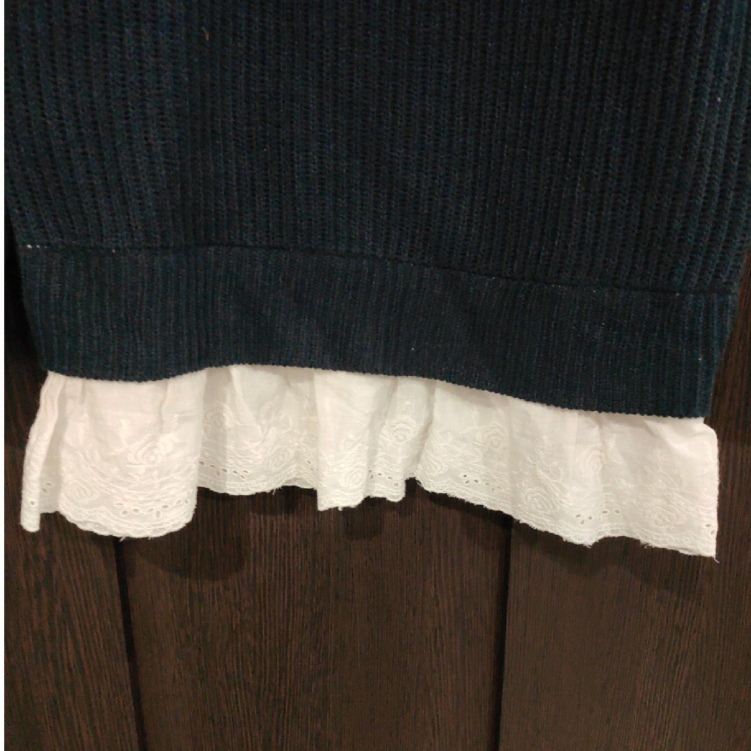 西松屋(ニシマツヤ)の西松屋  ニット セーター 140 キッズ/ベビー/マタニティのキッズ服女の子用(90cm~)(ニット)の商品写真