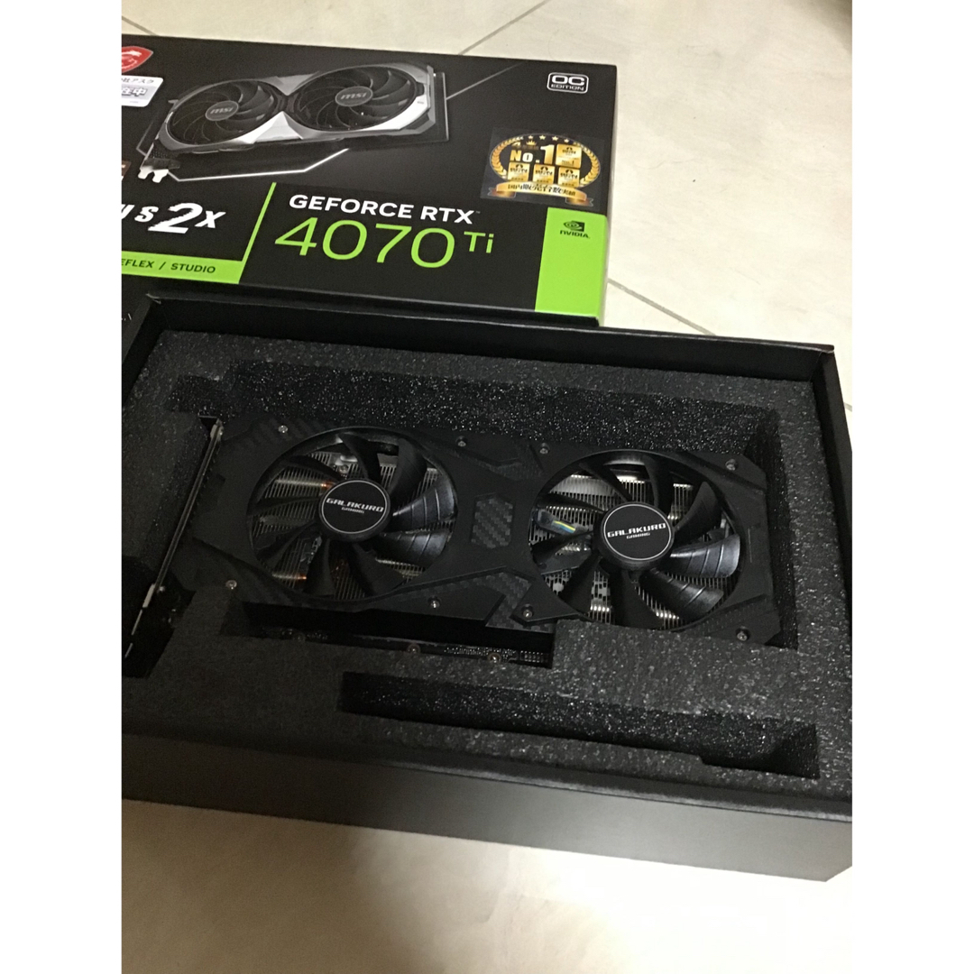 スマホ/家電/カメラRTX 3060ti 玄人志向　GARAKURO GAMING