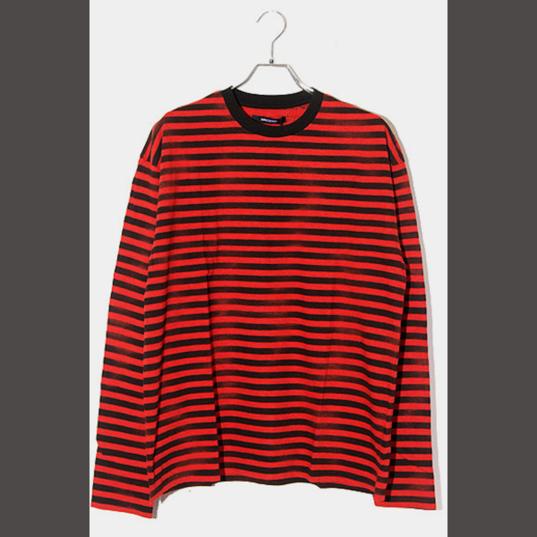 other(アザー)のM 2023AW マインデニム Hazy Border L/S T-SH メンズのトップス(Tシャツ/カットソー(七分/長袖))の商品写真