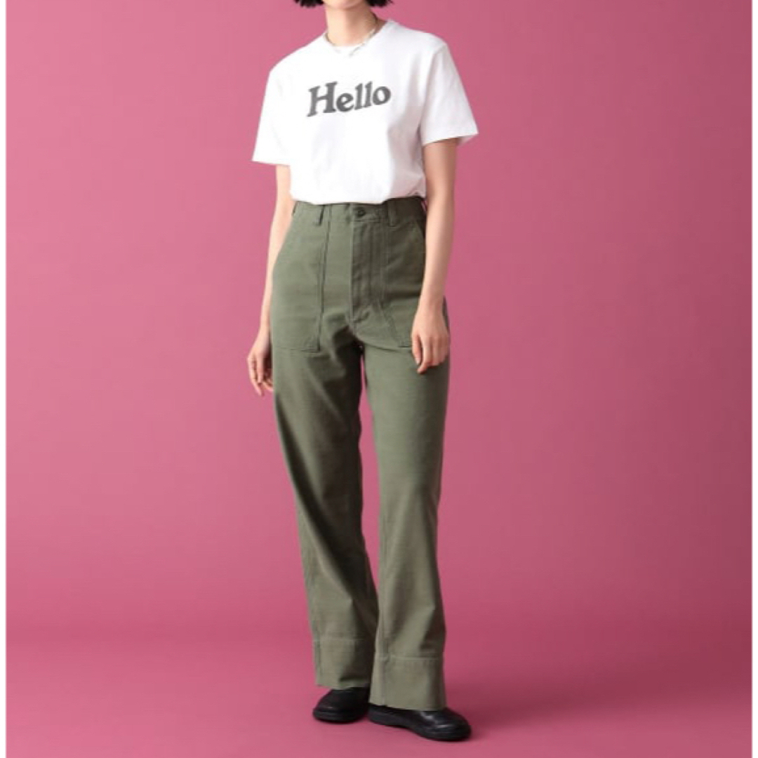 MADISONBLUE(マディソンブルー)のMADISONBLUE マディソンブルー　Hello Crew Neck Tee レディースのトップス(Tシャツ(半袖/袖なし))の商品写真