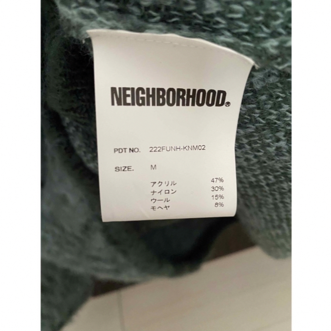 NEIGHBORHOOD(ネイバーフッド)のネイバーフッド モヘアカーディガン モスグリーン M メンズのトップス(カーディガン)の商品写真