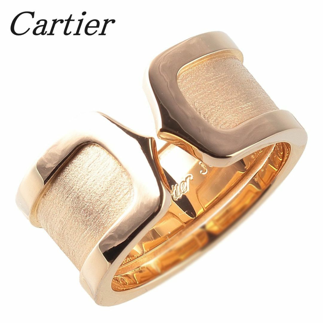 Cartier(カルティエ)のカルティエ C2 リング ワイド ＃53 750YG Cartier【14569】 レディースのアクセサリー(リング(指輪))の商品写真