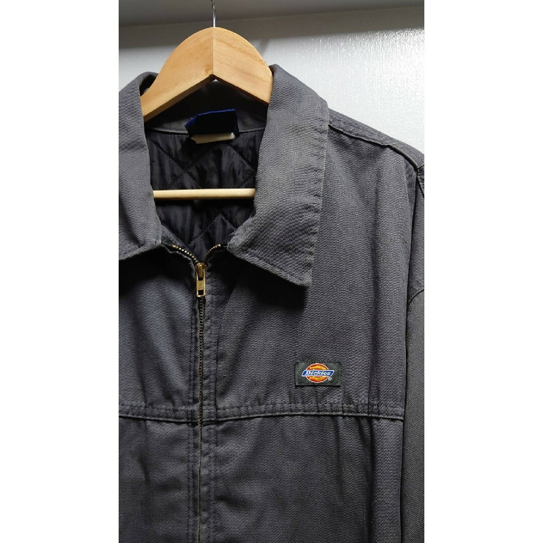 Dickies(ディッキーズ)の90’s Dickies 裏地キルティング ワーク ジャケット チャコールグレー メンズのジャケット/アウター(ブルゾン)の商品写真