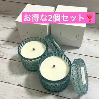  ✨お得な2個セット♡疲れているときに…✨シダーウッドのかおり　アロマキャンドル(日用品/生活雑貨)