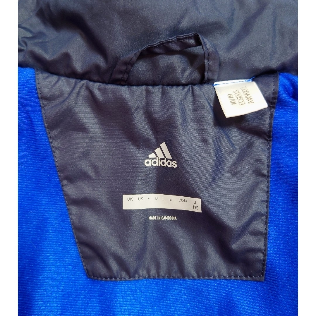 adidas(アディダス)のadidas アディダス ジャージ ジャンパー ウィンドブレーカー 120cm キッズ/ベビー/マタニティのキッズ服男の子用(90cm~)(ジャケット/上着)の商品写真