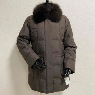 マックスマーラ(Max Mara)の新品 RECENTURE ブルーフォックスTEIJIN撥水 高機能ダウンコート(ダウンコート)