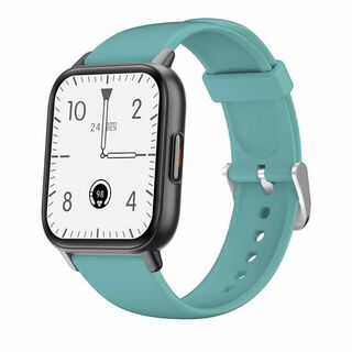 【510010F】スマートウォッチ大画面腕時計Bluetoothグリーン(腕時計(デジタル))
